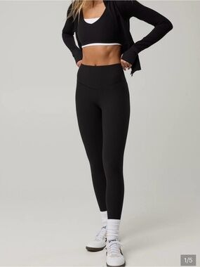 Offline by Aerie Goals hi rise 7/8 Black High-Rise Leggings 0511